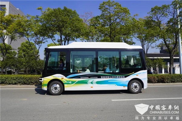 探秘|安徽首条自动驾驶公交试跑1000公里的背后故事