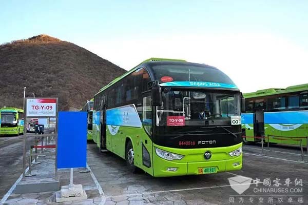 福田欧辉客车 燃料电池 奥运博物馆