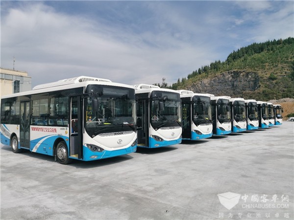 惠民公交 美好出行! 苏州金龙蔚蓝助阵德江公交提质升级