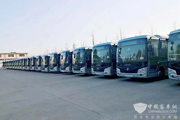 福田欧辉客车 纯电动客车 景德镇公交