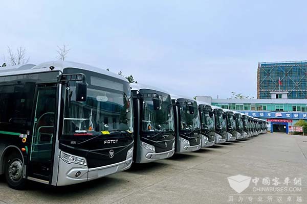 福田欧辉客车 纯电动客车 景德镇公交