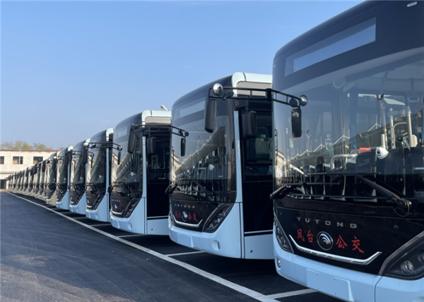 加快城乡交通一体化! 安徽凤台县引入112辆宇通纯电动客车