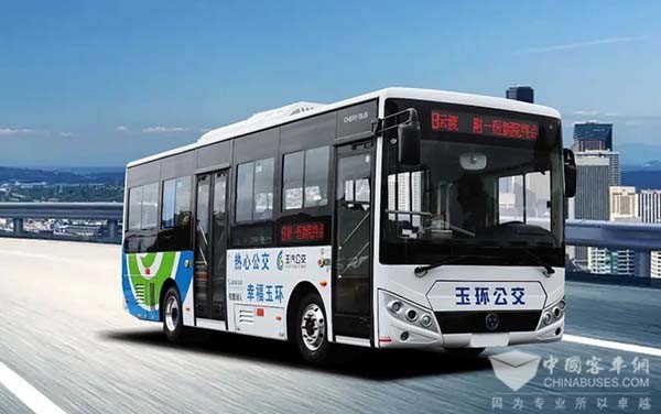 奇瑞万达客车 玉汽公交 纯电客车