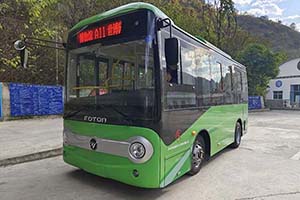 绿色公交驶入乡村 批量福田欧辉BJ6601城市客车交付泸水公交