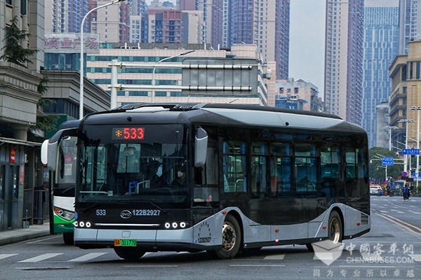 比亚迪商务车 纯电动 公交车 B10 武汉公交