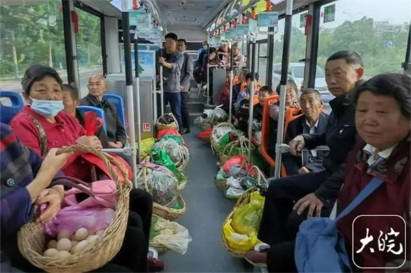 新鲜蔬菜直达菜市场！六安城北菜农有了“专属公交” 