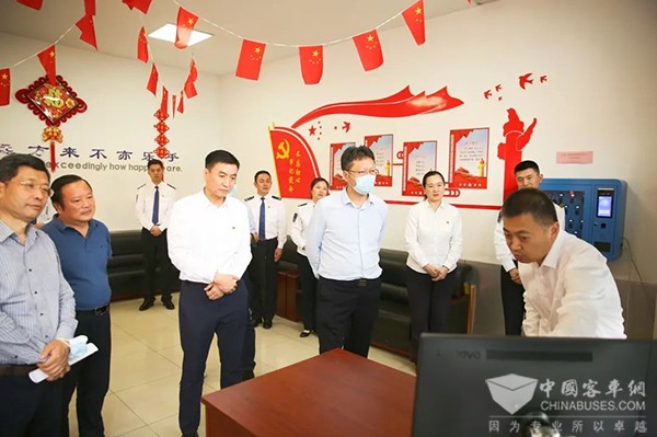 济南公交 运输服务司 蔡团结 调研