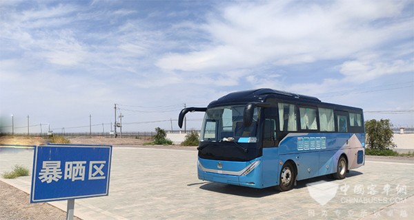 中通客车 中通H9 吐鲁番 高温试验 全方位验证