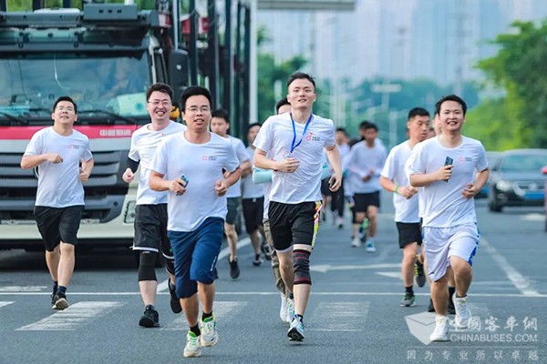 中车电动 成立十六周年 欢乐跑 建党102周年