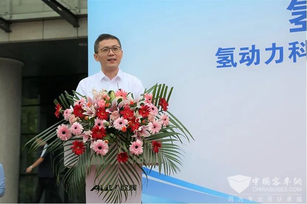 福田欧辉客车 氢燃料客车 氢动力科技 交付仪式