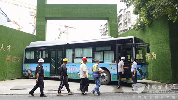 宜昌公交 纳凉公交 第二季 建设工地 候车纳凉点