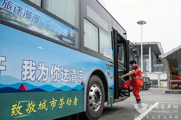 宜昌公交 纳凉公交 第二季 建设工地 候车纳凉点