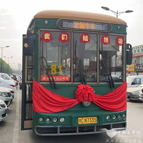 洛阳公交 复古铛铛车 公交车 婚车 低碳环保