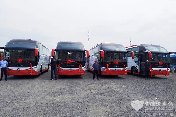 福田欧辉客车 BJ6122 城间客车 大连中普