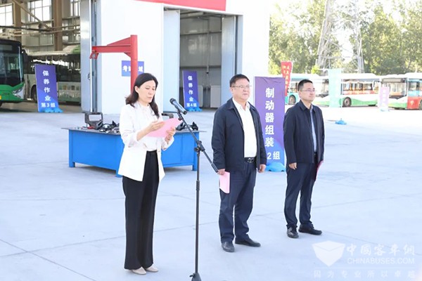 石家庄公交 修理人员 岗位技能 大练兵活动