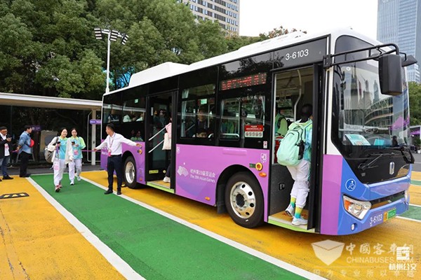 杭州公交 亚残运会 交通保障车辆 无障碍改造