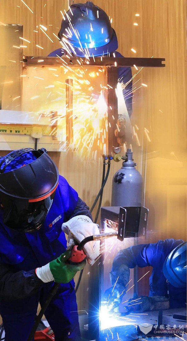 中通客车 大干100天 打赢收官战 焊工技能 比武活动