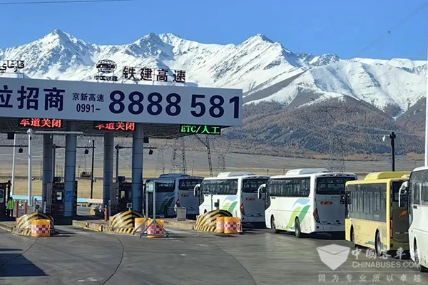 开沃集团 纯电动公交 远赴新疆 自驾交付