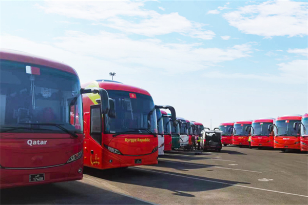 卡塔尔亚洲杯拉开帷幕!500余辆宇通客车已就位
