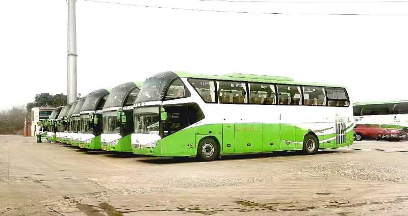 同款7台国五12米39座2+1海格6122气囊中门旅游车