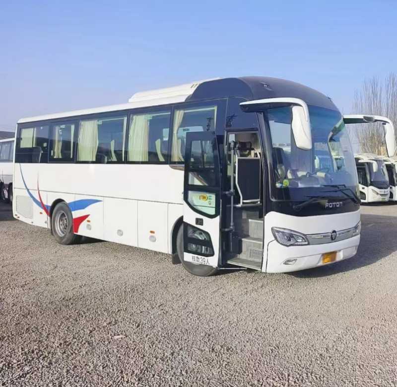 2023年9月 国六39座锅炉暖气福田6906气囊旅游车  