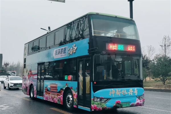 “神都牡丹号”发车 洛阳公交推进“公交+文旅”模式