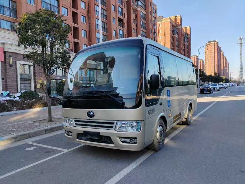 2021年4月 国六非营运有公告19座宇通6609中巴 