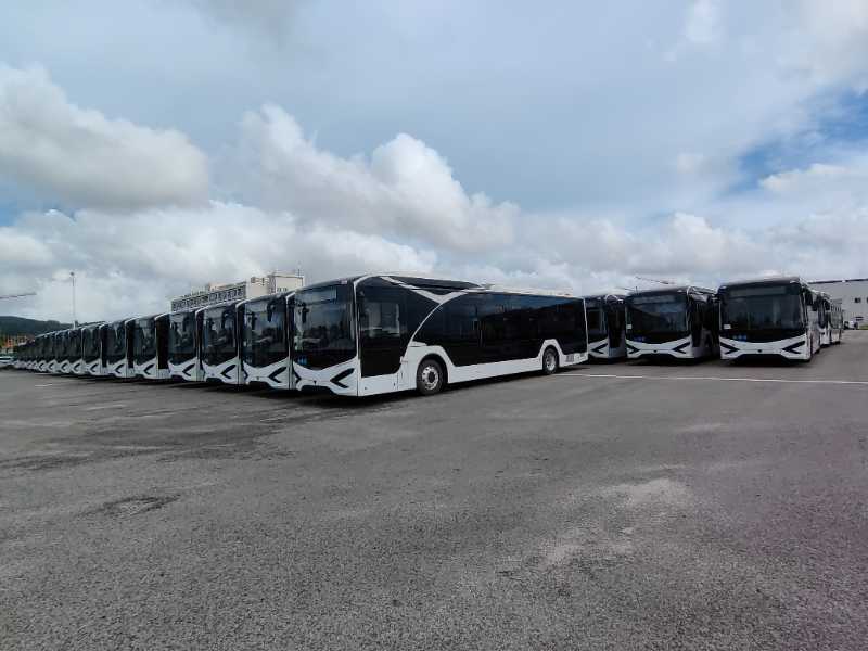 未上牌 批量多台全新12米宁德时代中兴气囊电动公交