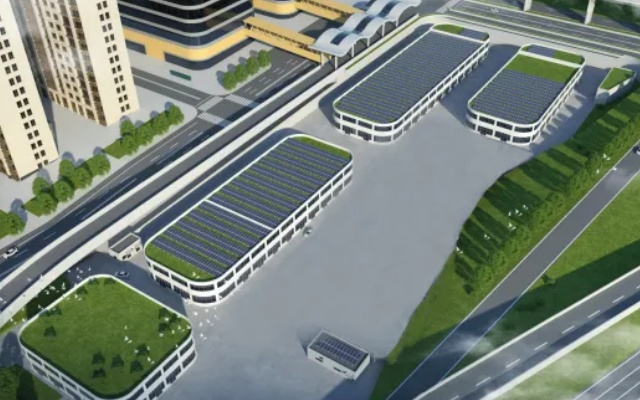公交场“充电宝”！南京公交马群停保场光伏发电项目顺利竣工