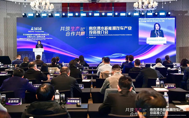 溧水新能源汽车推介会 开沃集团展现国际竞争力