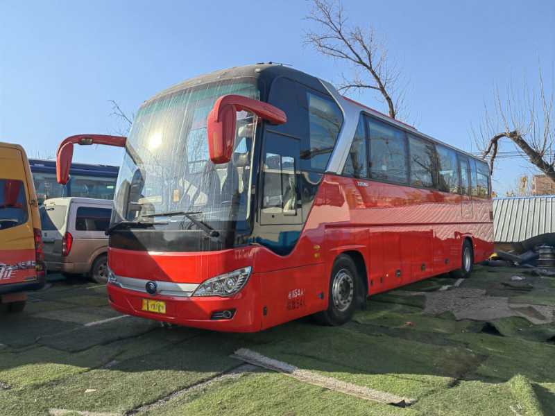 2019年12月上牌双胞胎非营运54座国五有暖气宇通6122气囊车