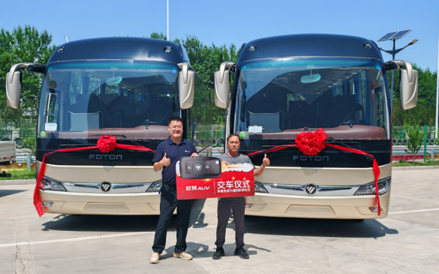 打造“交通+旅游”一体化解决方案 欧辉BJ6906交付富宁广云旅游