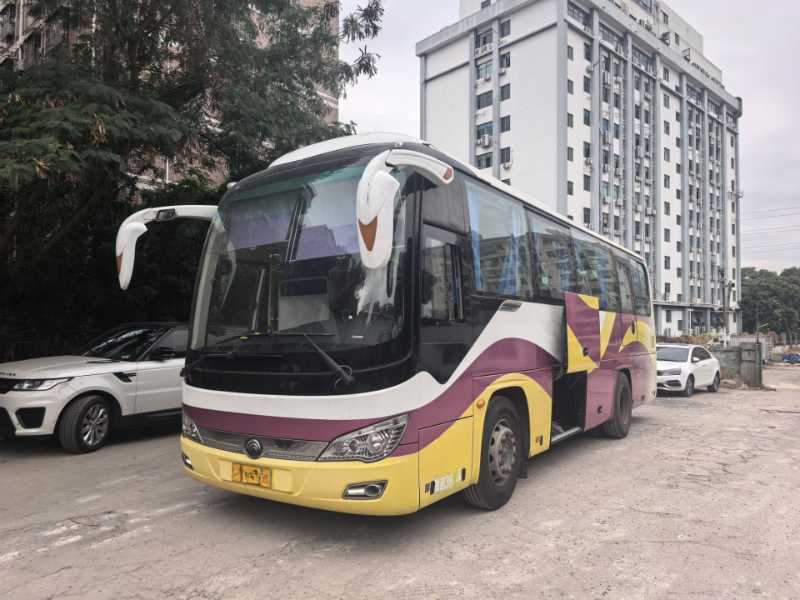 2019年9月上牌同款多台粤牌国五38座宇通6906气囊旅游车