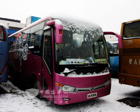 经历风雪考验，赢运中国巡展车队顺利抵达呼市