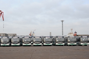 中大BRT城市公交批量出口阿尔及利亚