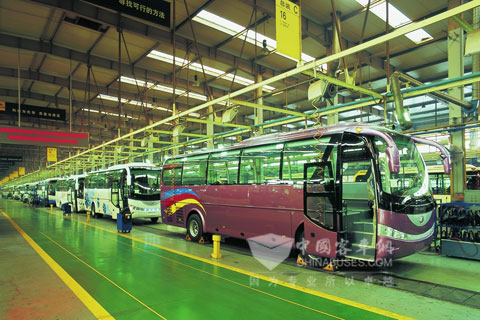 宇通整车装配车间