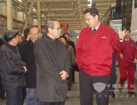 安徽省国资委主任桂建平莅临安凯考察指导