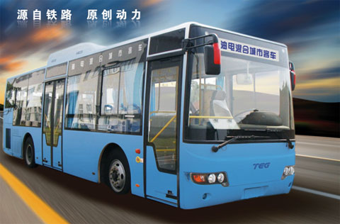 TEG6102PHEV油电混合城市客车