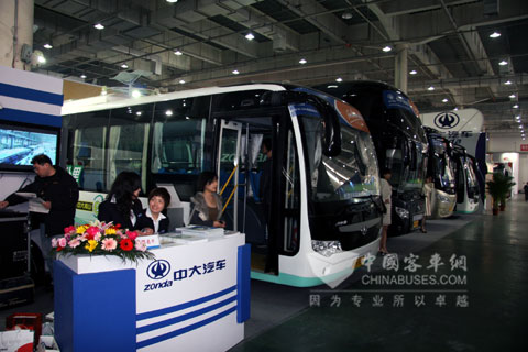 2010中国(天津)国际客车及零部件展览会中大客车展台