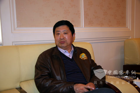 盘锦福达汽车客运有限公司的田有福总经理接受专访