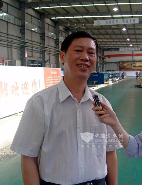 全国客运旅游企业领导回访厦门金旅之韶关市汽车运输集团邹爱辉副总经理接受采访