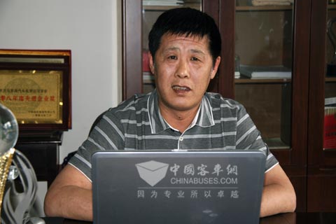 北京天马旅游汽车公司总经理王世平