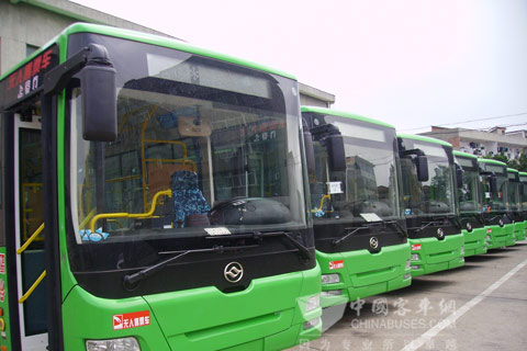 51辆黄海新能源客车正式亮相南昌街头