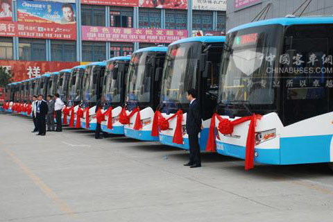 70辆江淮客车投身合肥社区巴士建设