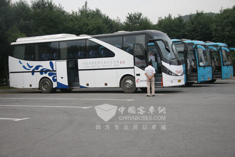 投入商业化运营的安凯纯电动客车