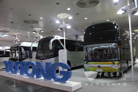 宇通4款全系列展车隆重亮相汉诺威国际商用车展