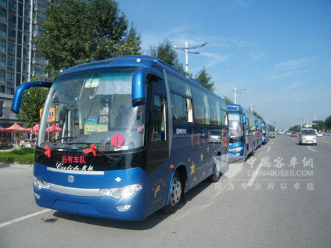 批量发往重庆的中通天然气客车