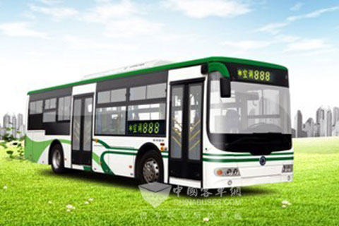 申龙纯电动公交车
