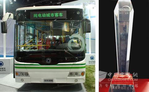 申龙SLK6855荣获最佳新能源客车奖