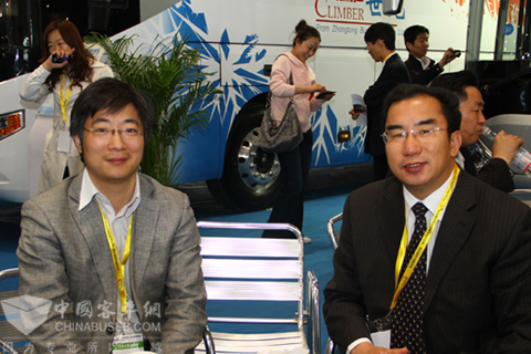 中通客车副总经理于春印接受完美作业网有免费视频专访